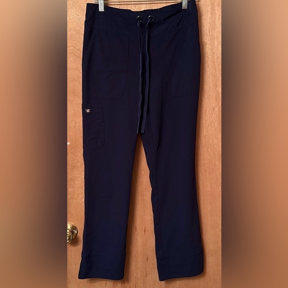 Grey's Anatomy Signature Women's Size Small 3 Pocket Low Rise Scrub Pant - Picture 1 of 7
